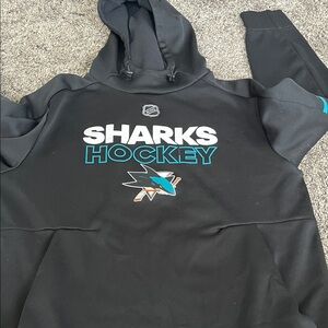 Black Sharks Hockey Hoodie. Very good condition. Medium